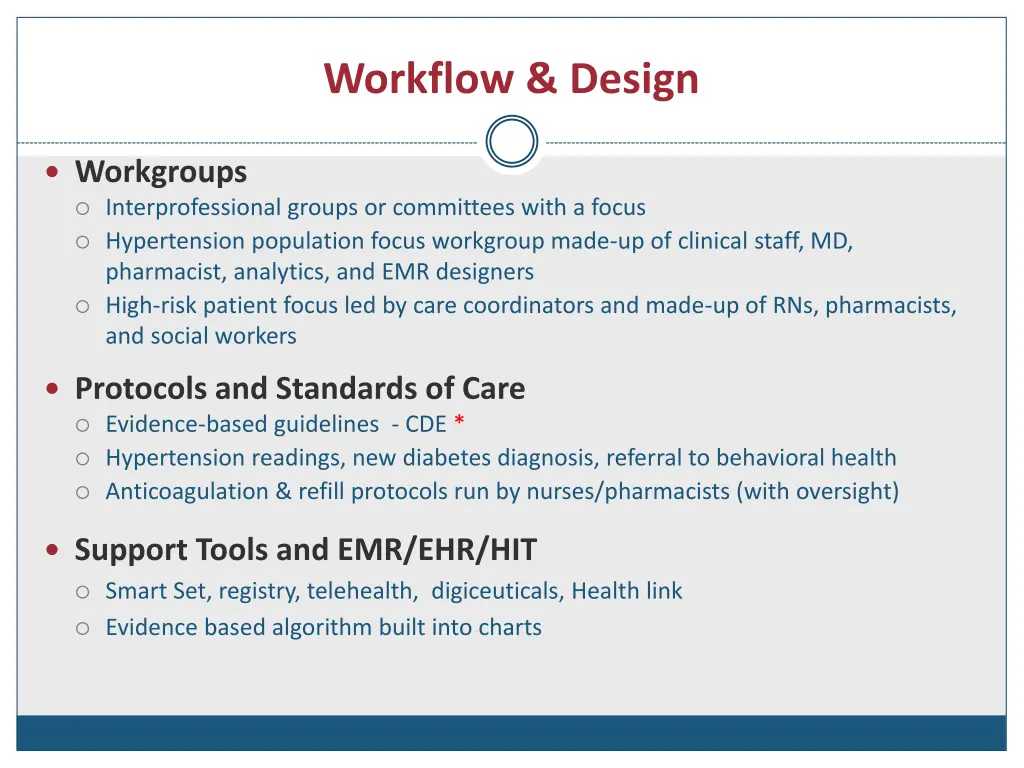 workflow design