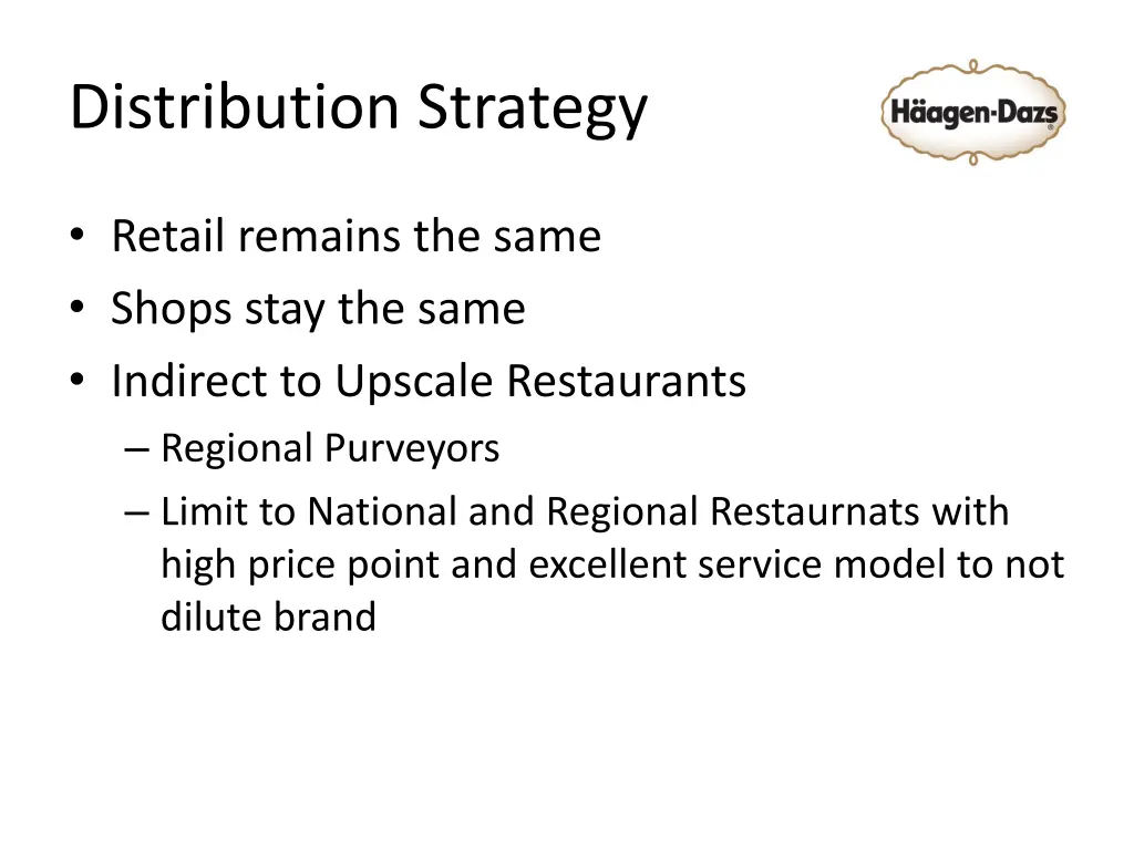 distribution strategy