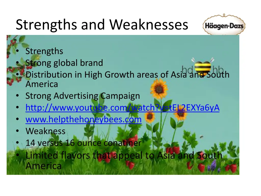 strengths and weaknesses