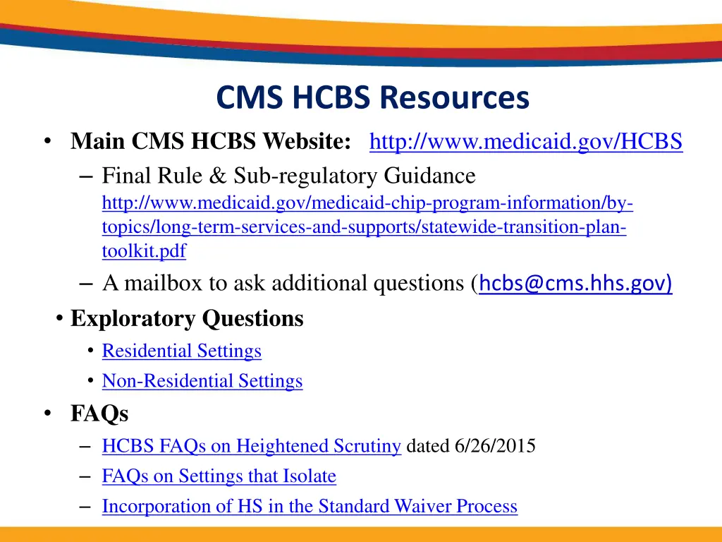 cms hcbs resources