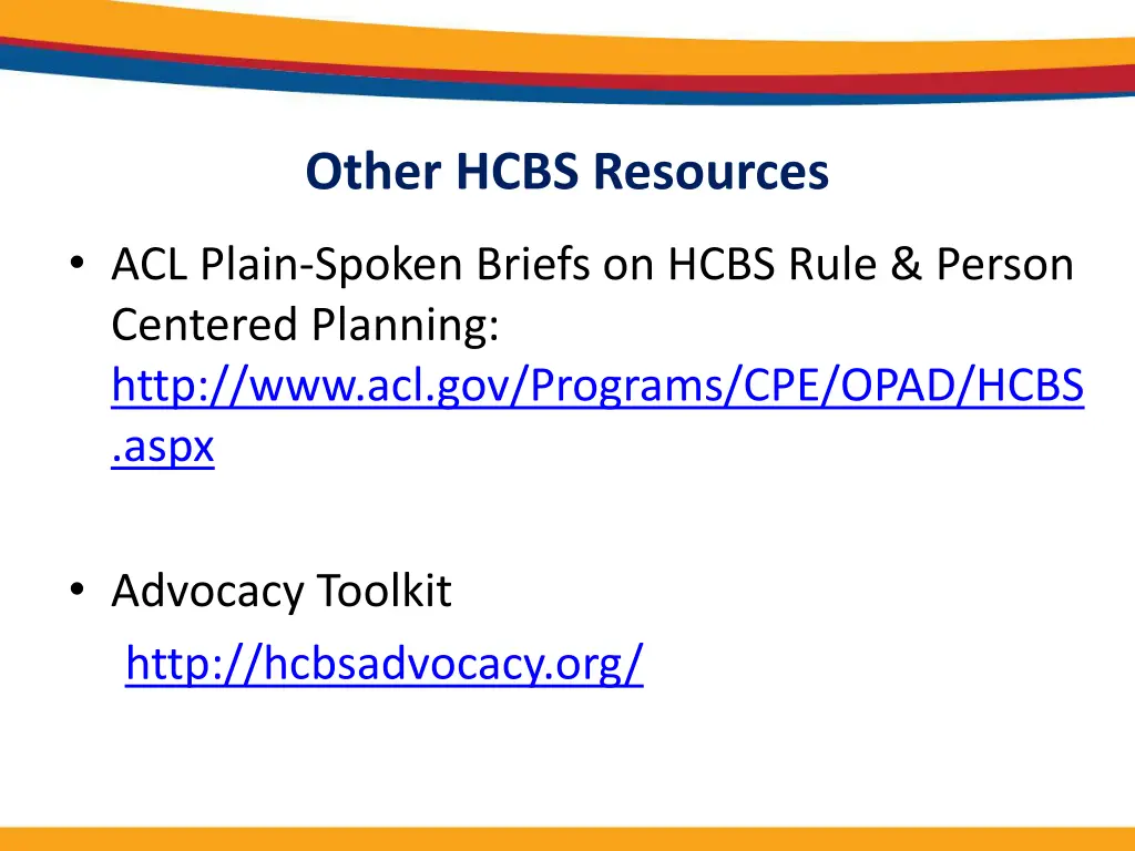 other hcbs resources