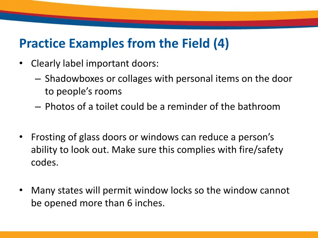 practice examples from the field 4