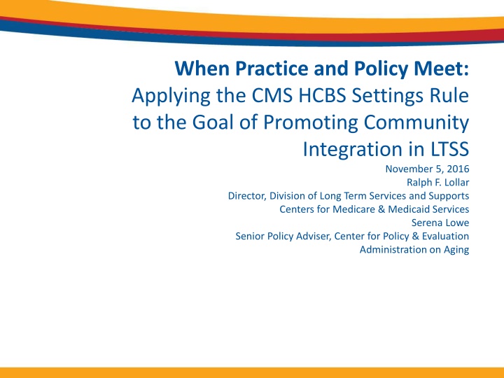 when practice and policy meet applying