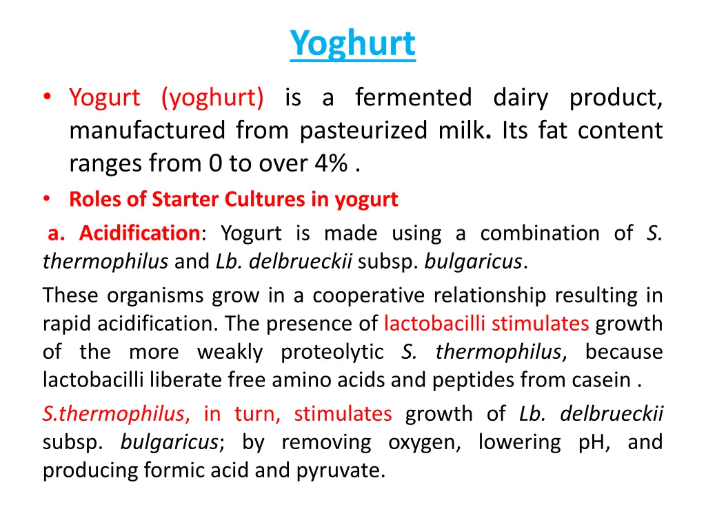 yoghurt