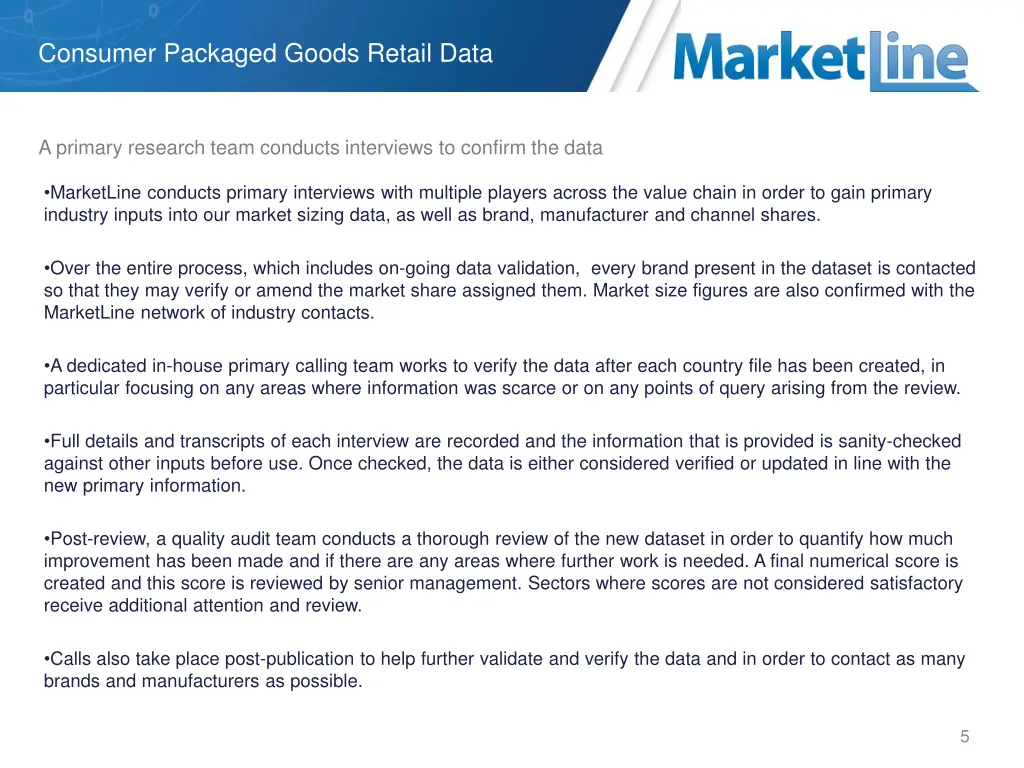 consumer packaged goods retail data 1