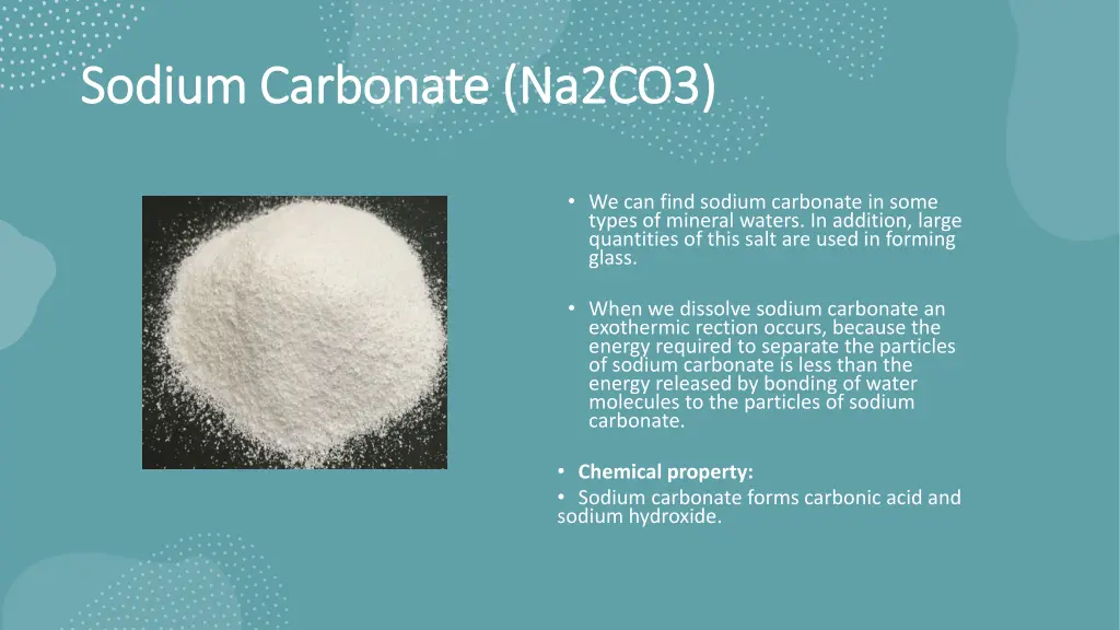 sodium carbonate na2co3 sodium carbonate na2co3