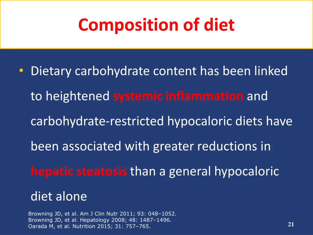 composition of diet 1