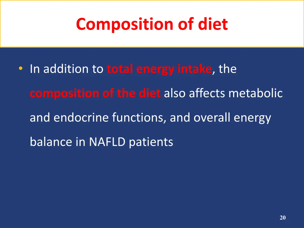 composition of diet