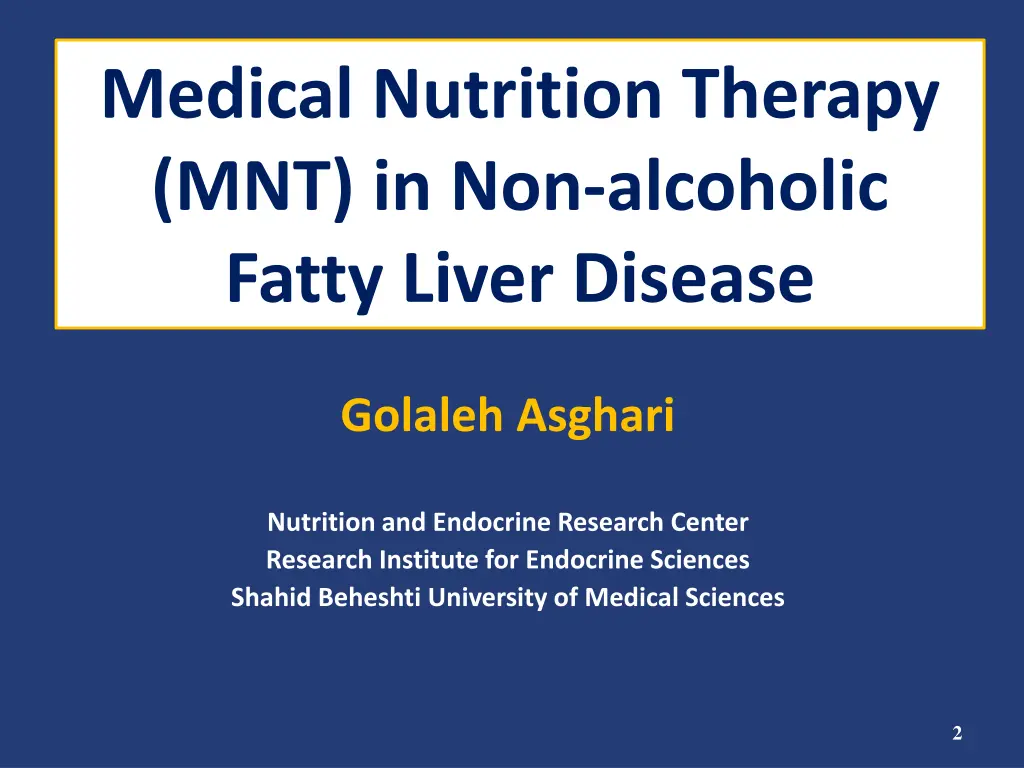 medical nutrition therapy mnt in non alcoholic