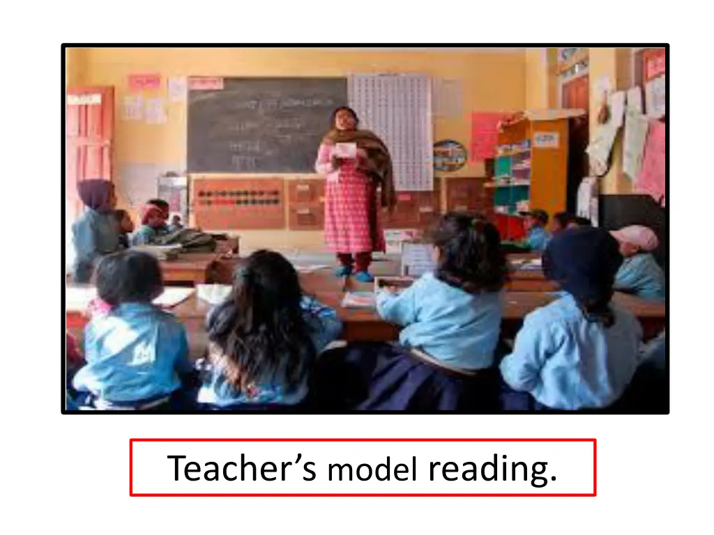 teacher s model reading