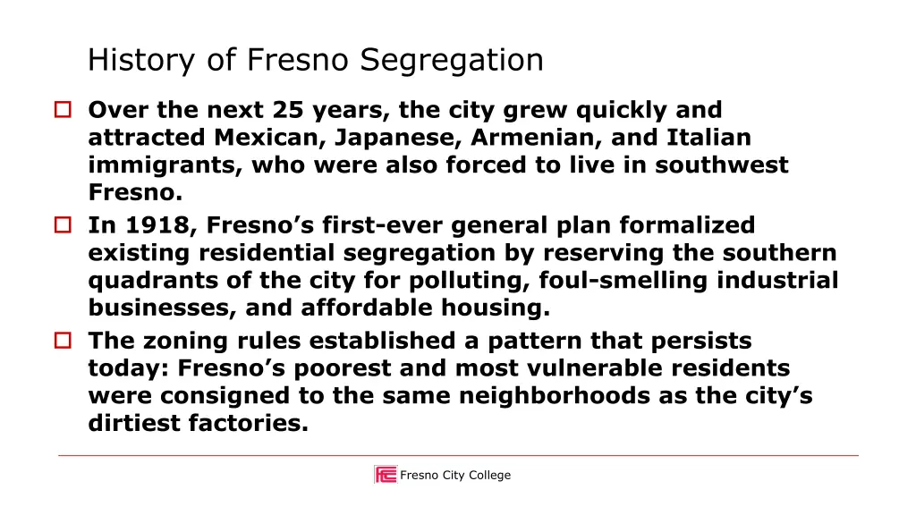 history of fresno segregation 1