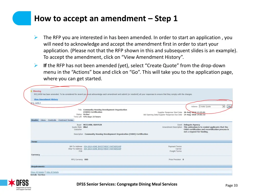 how to accept an amendment step 1