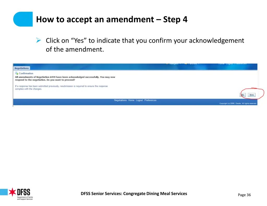 how to accept an amendment step 4