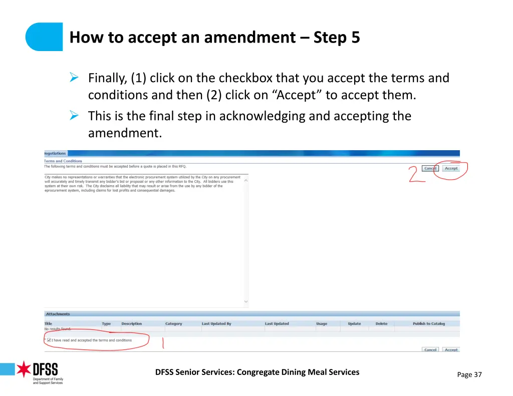 how to accept an amendment step 5