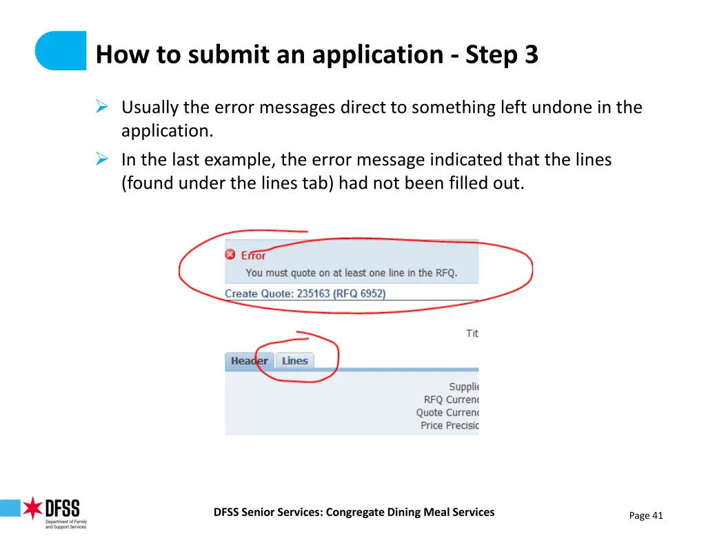 how to submit an application step 3