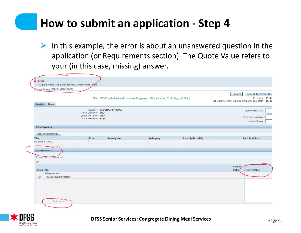 how to submit an application step 4