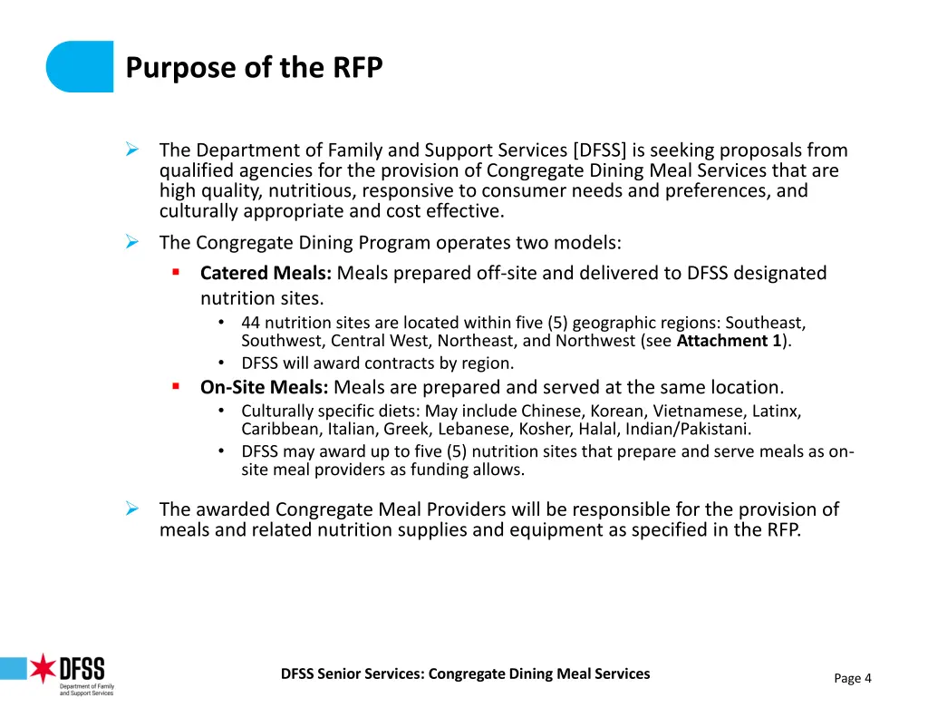 purpose of the rfp