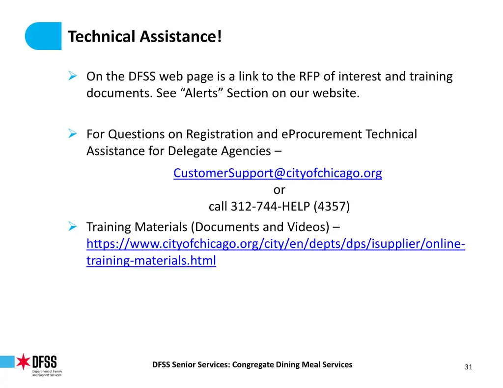 technical assistance