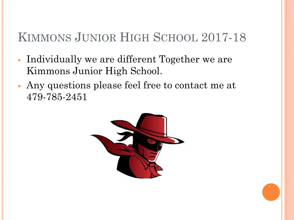 k immons j unior h igh s chool 2017 18