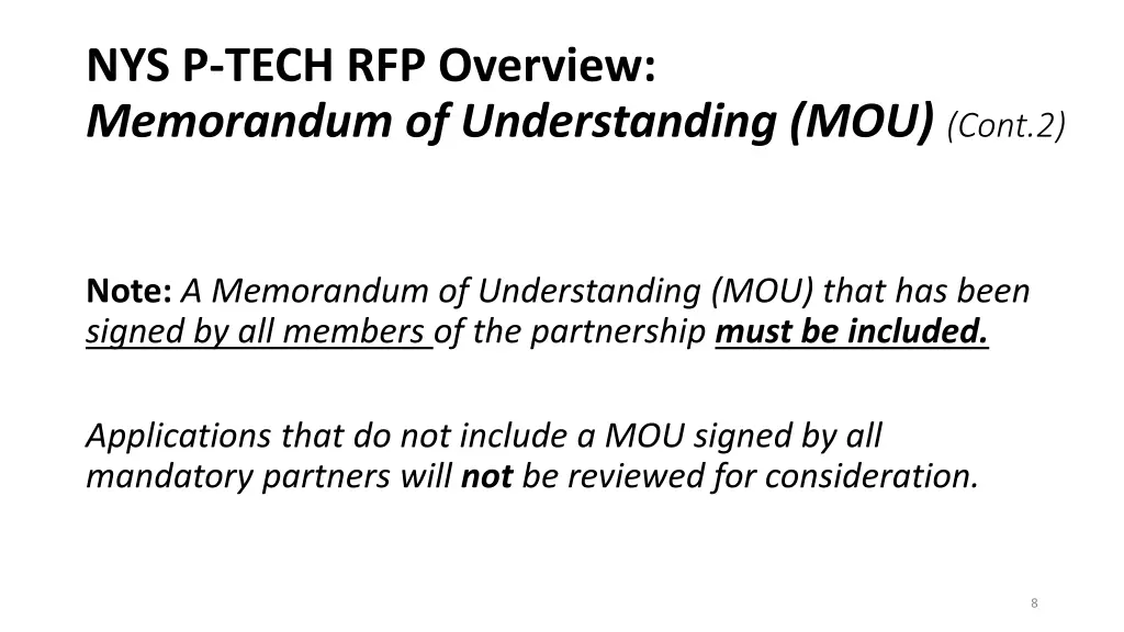 nys p tech rfp overview memorandum 2