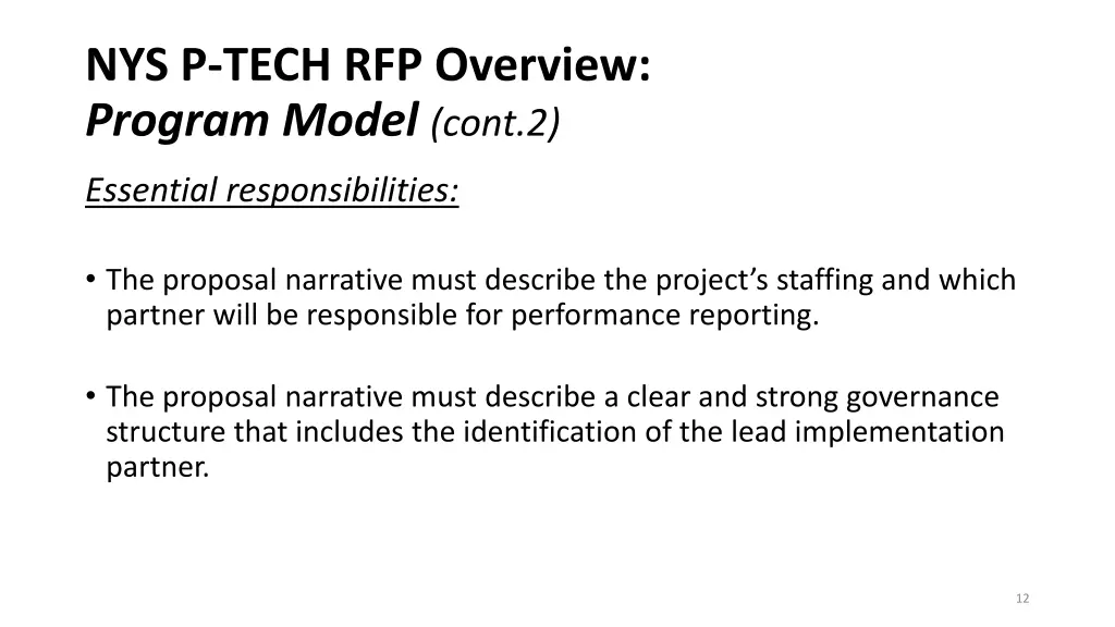 nys p tech rfp overview program model cont 2