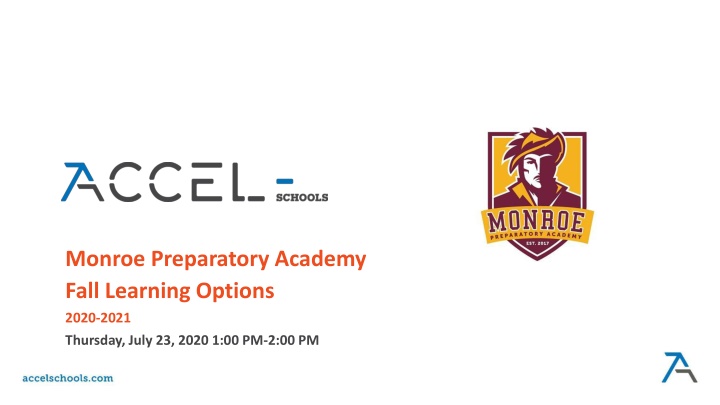 monroe preparatory academy fall learning options