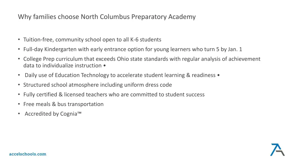 why families choose north columbus preparatory