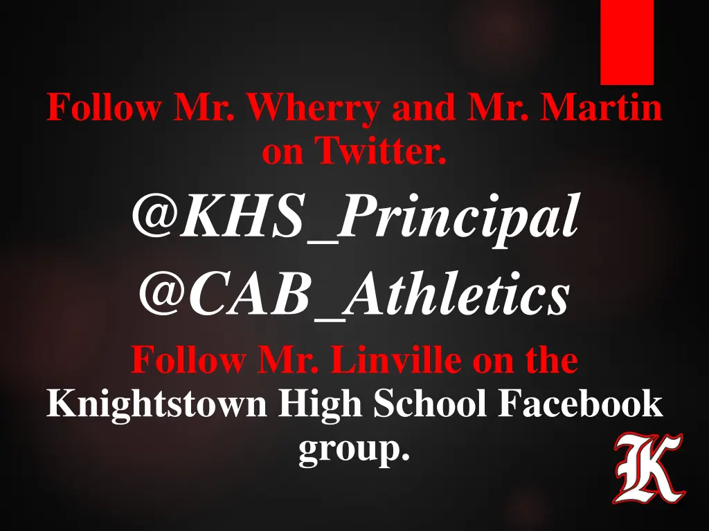 follow mr wherry and mr martin on twitter @khs