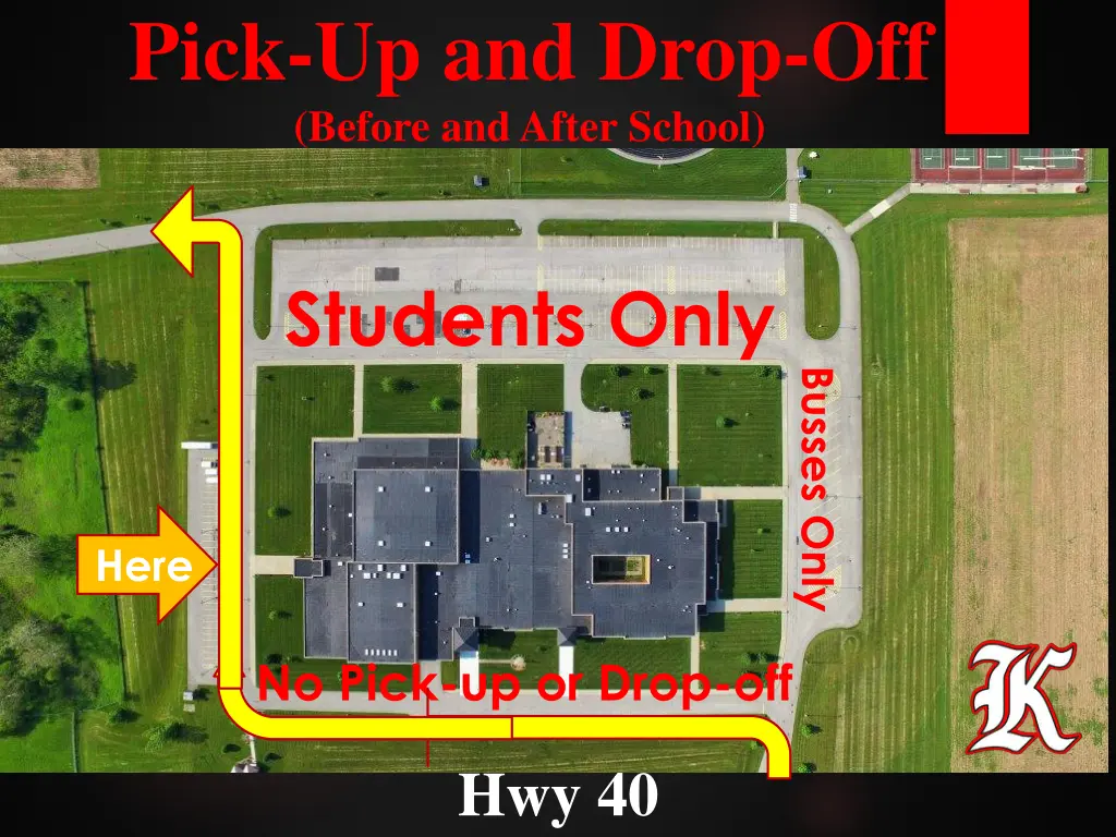 pick up and drop off before and after school