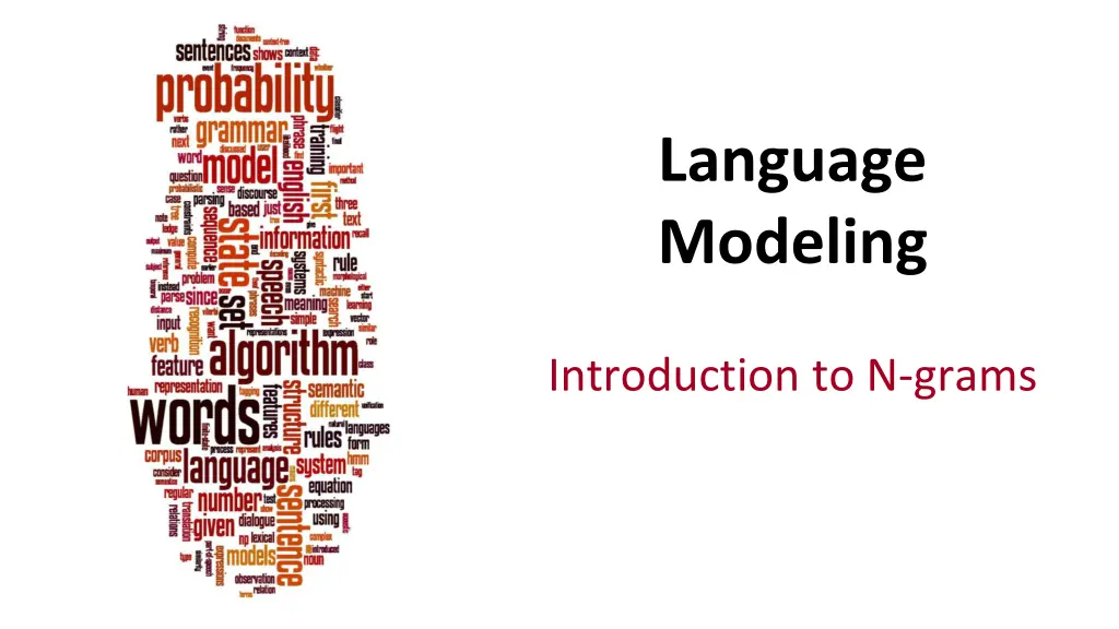 language modeling 1