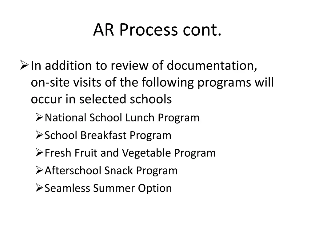 ar process cont 3