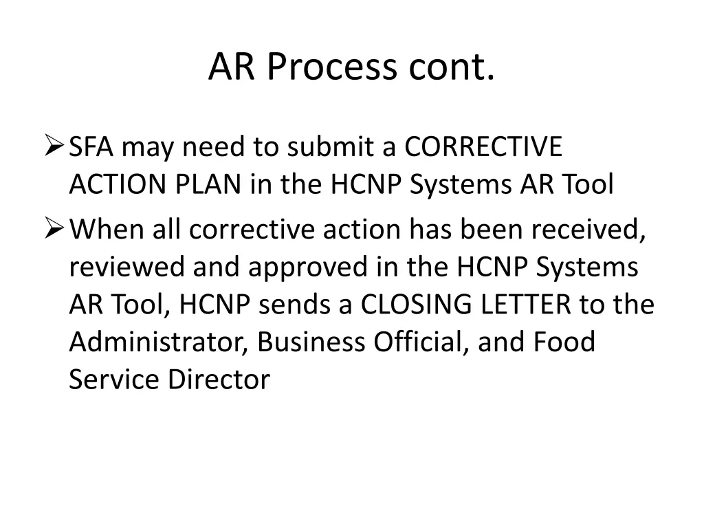 ar process cont 5