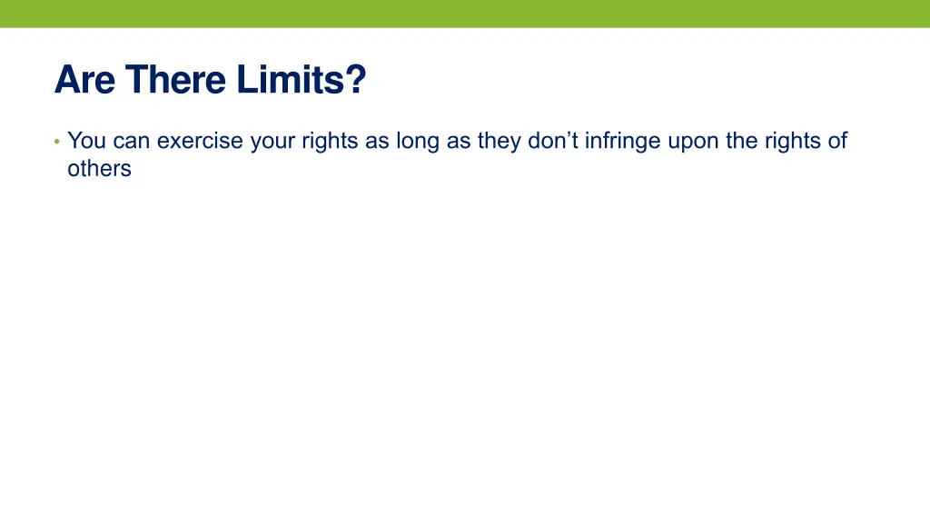 are there limits