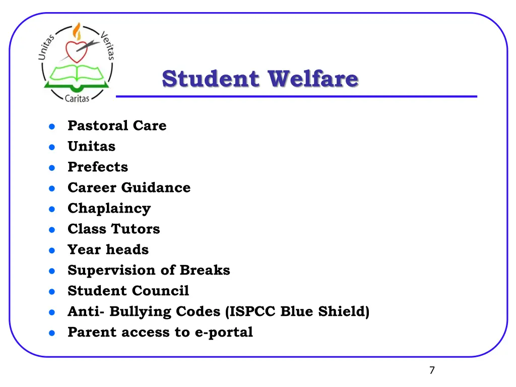 student welfare