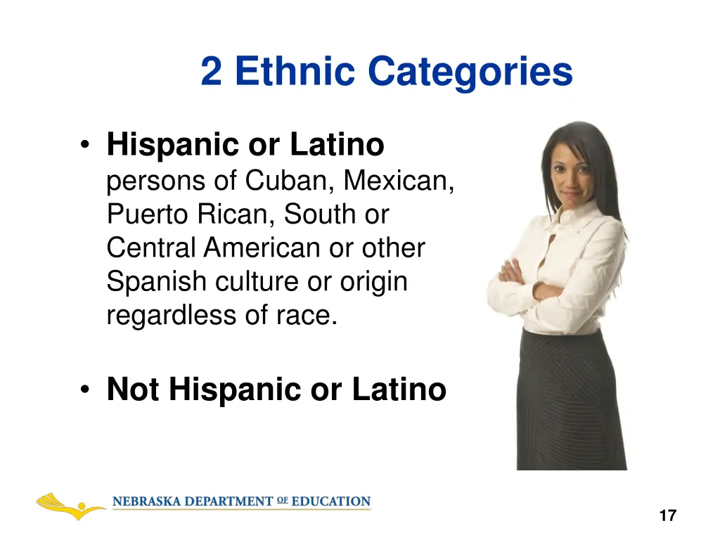 2 ethnic categories