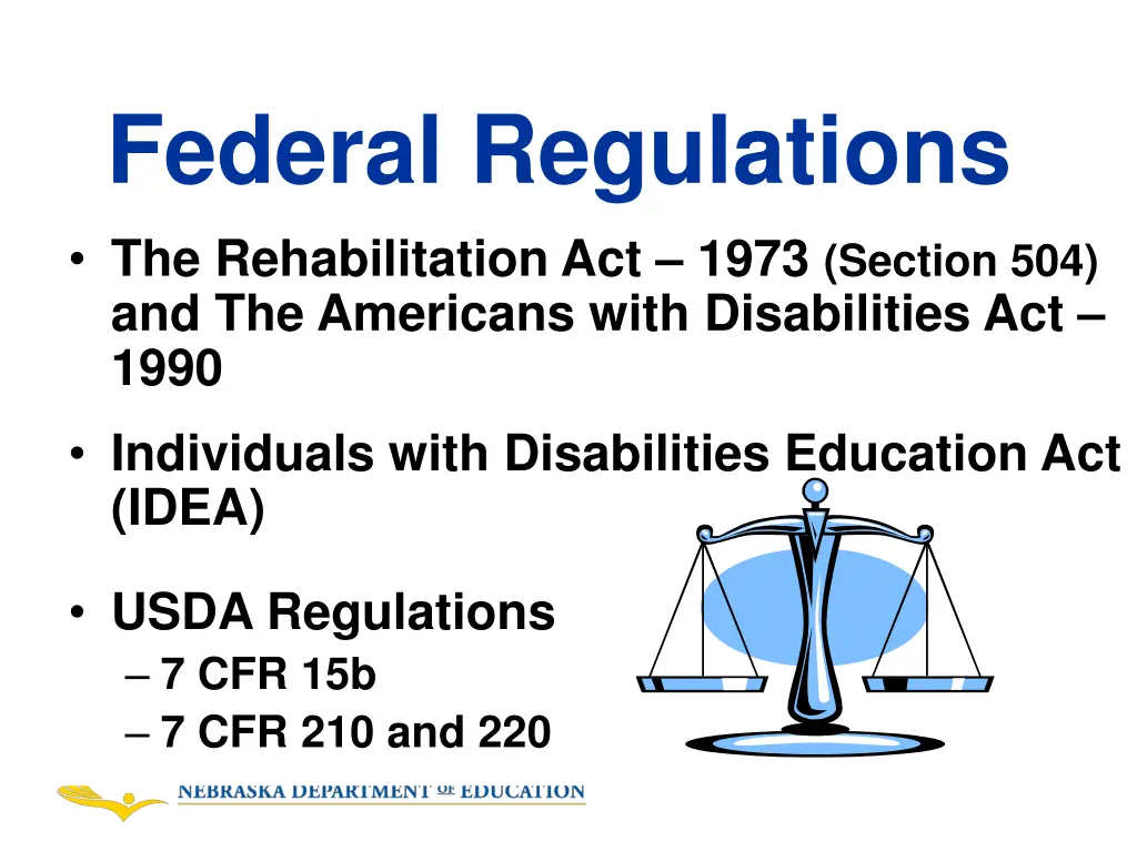 federal regulations