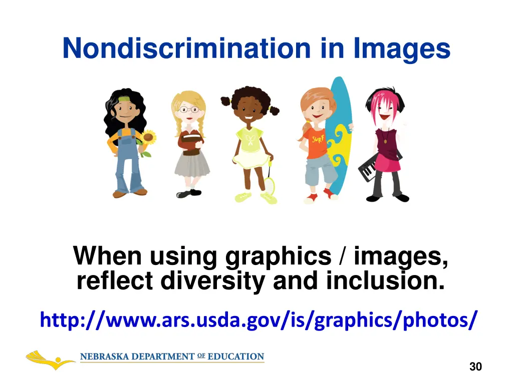 nondiscrimination in images