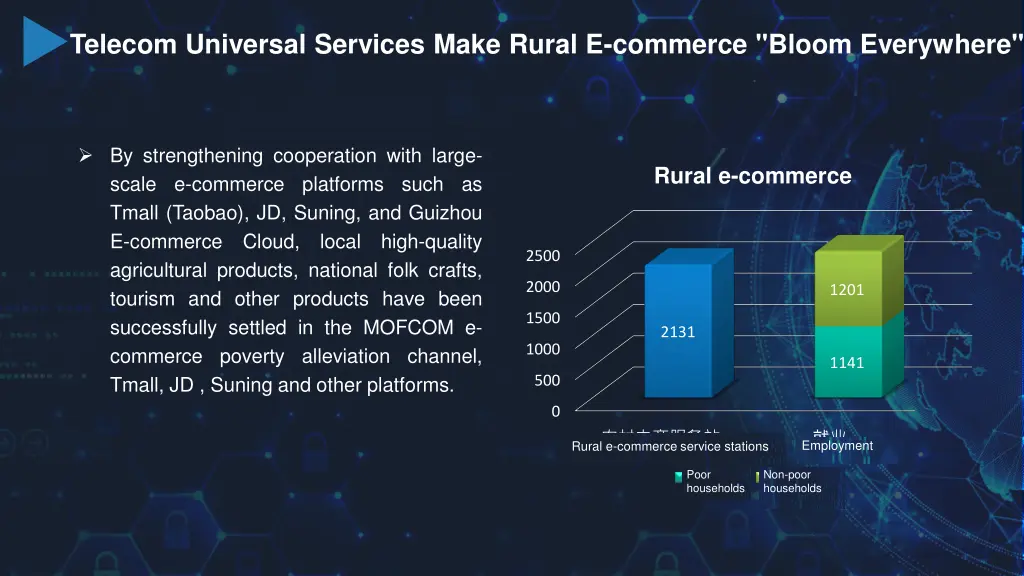 telecom universal services make rural e commerce