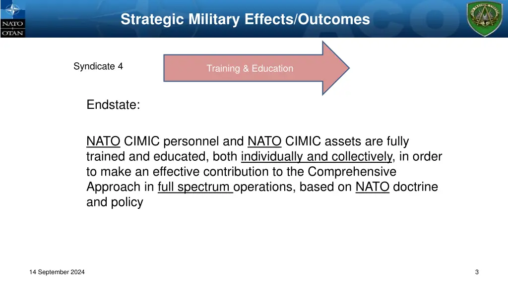 strategic military effects outcomes 1