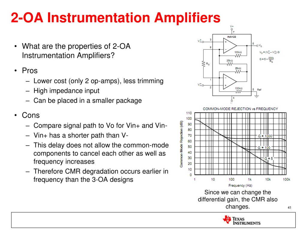 2 oa instrumentation amplifiers