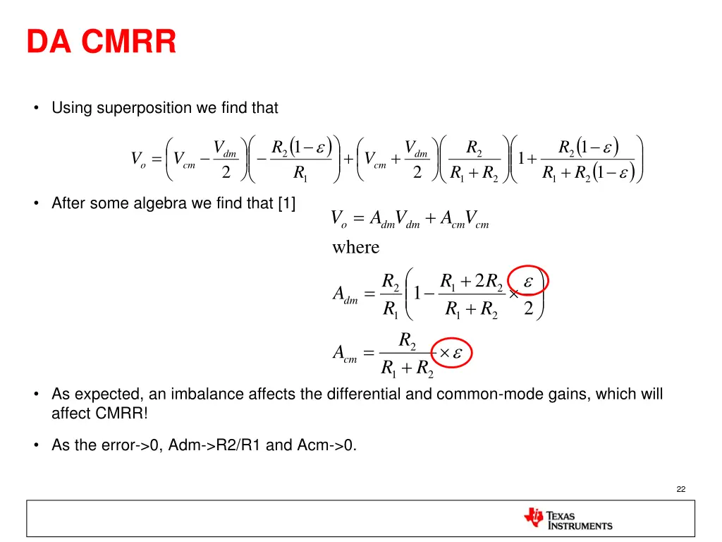 da cmrr 2