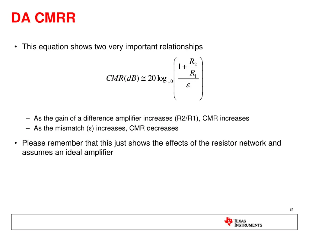 da cmrr 4