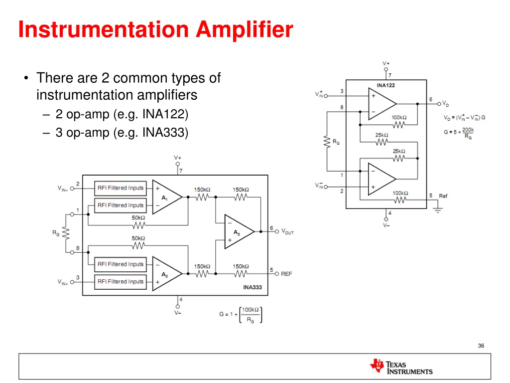 instrumentation amplifier