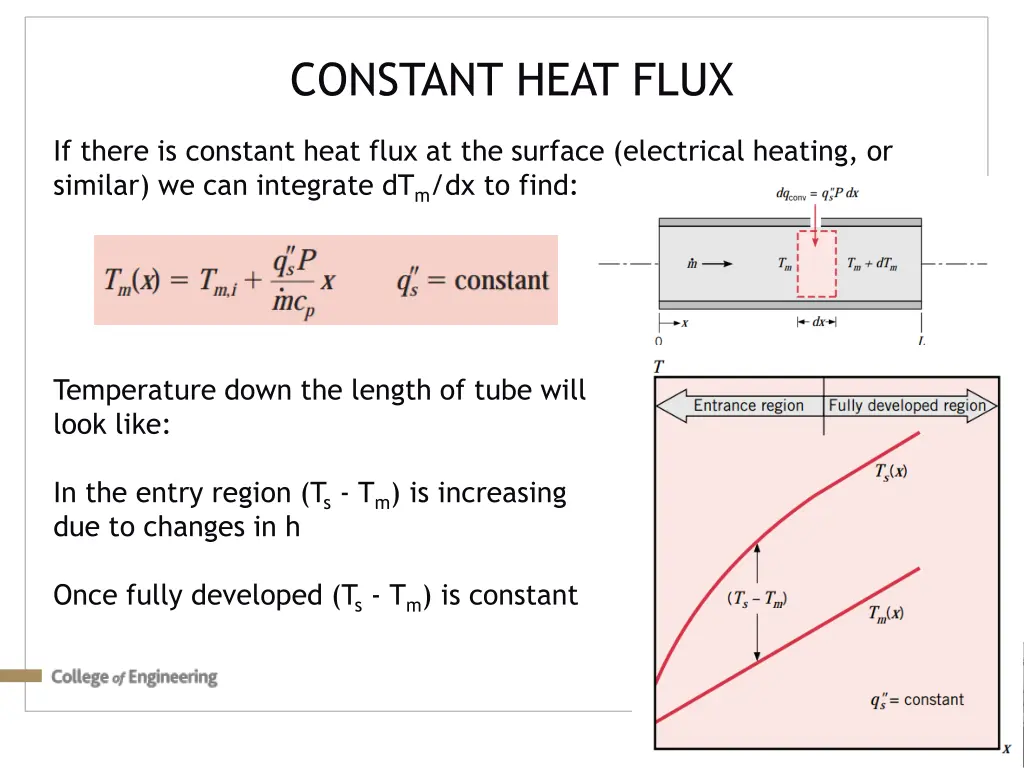 constant heat flux