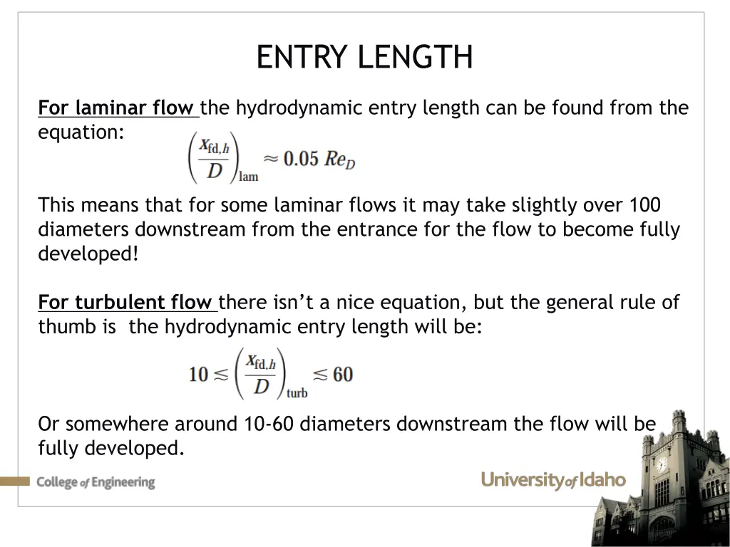 entry length