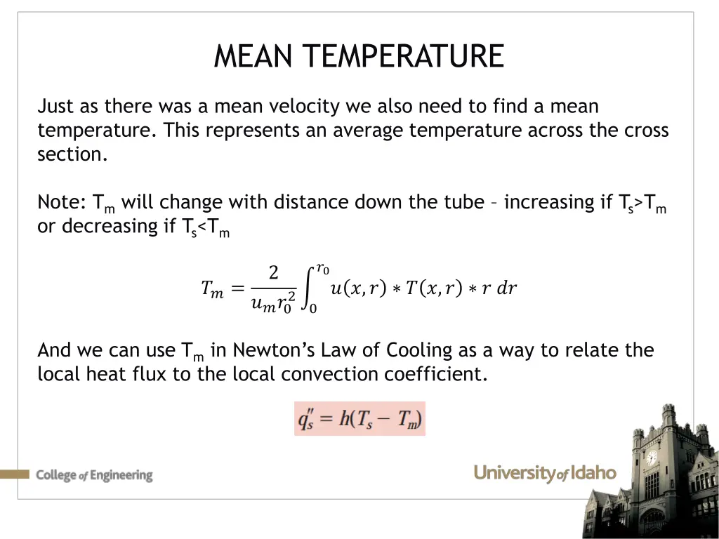 mean temperature