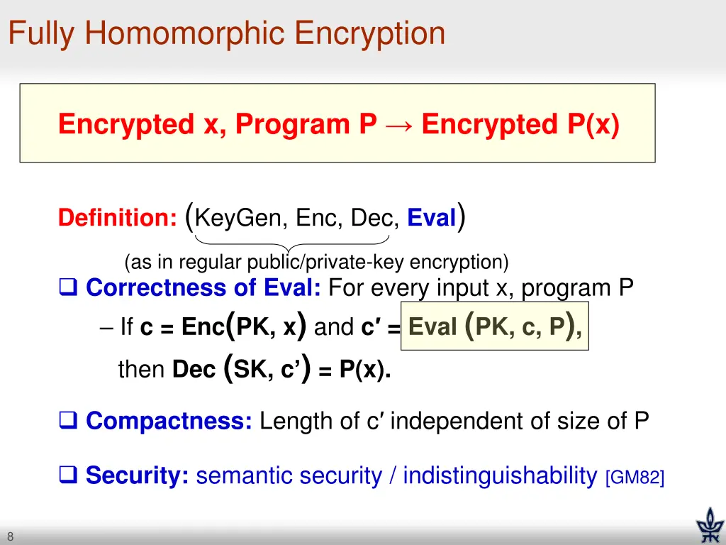 fully homomorphic encryption 2