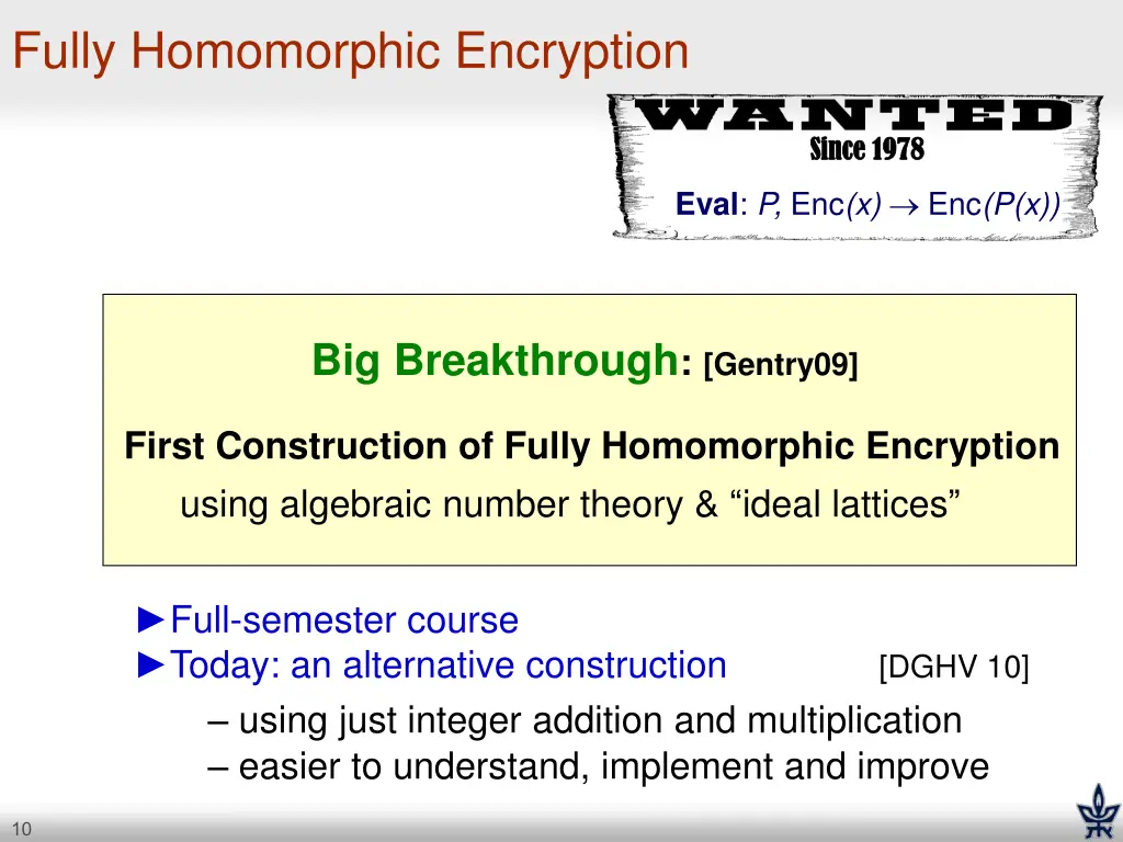 fully homomorphic encryption 3