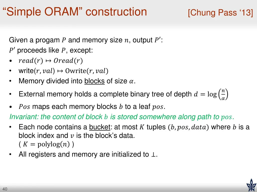 simple oram construction