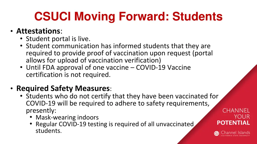 csuci moving forward students attestations